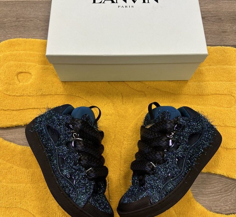 Lanvin Curb Sneaker Blue