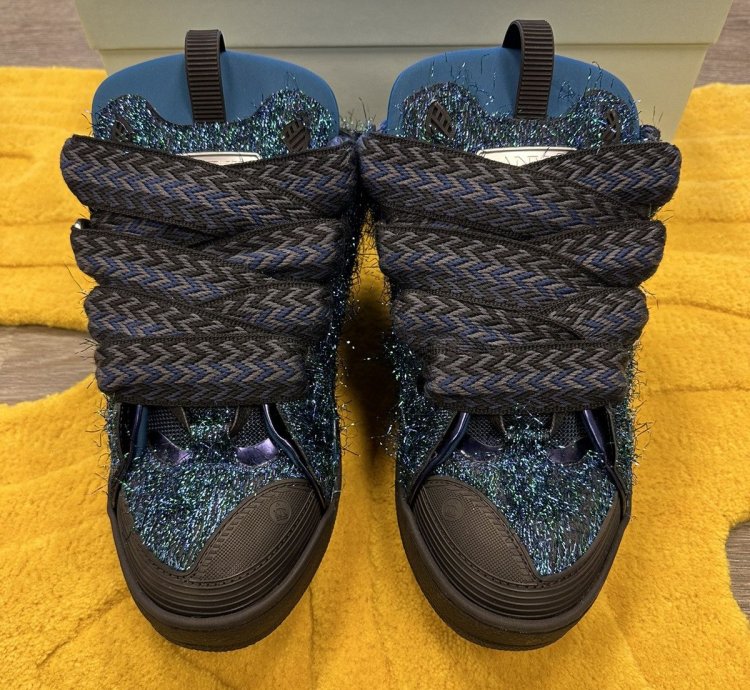 Lanvin Curb Sneaker Blue