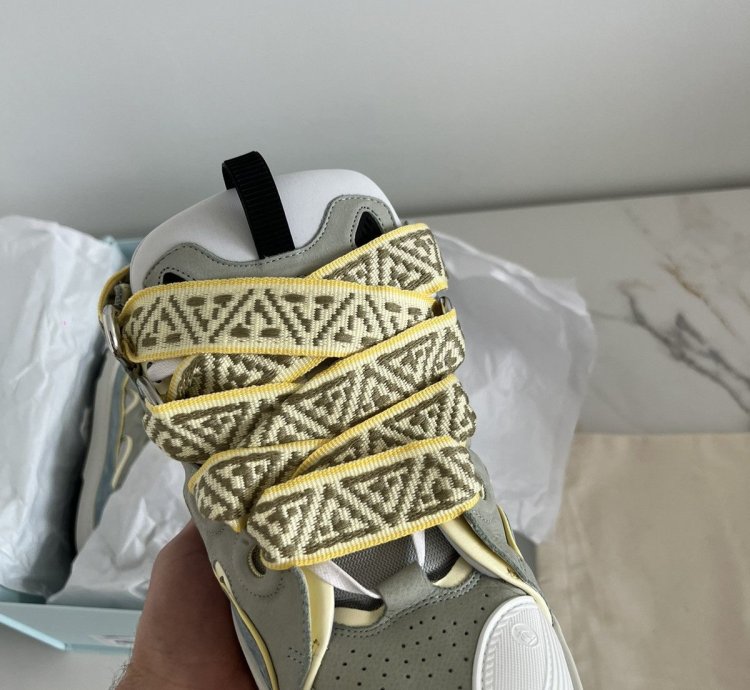 Lanvin Curb Sneaker Blue Grey
