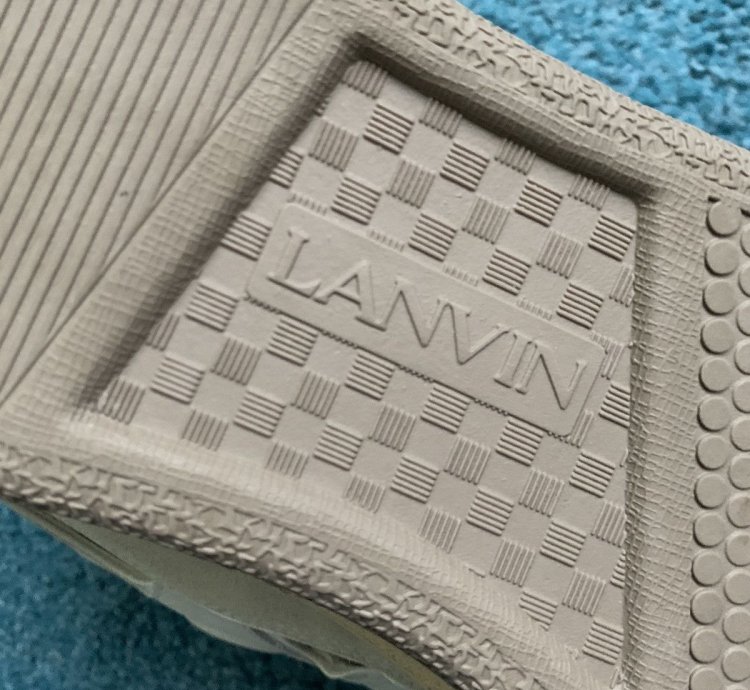 Lanvin Curb Sneaker Leather White