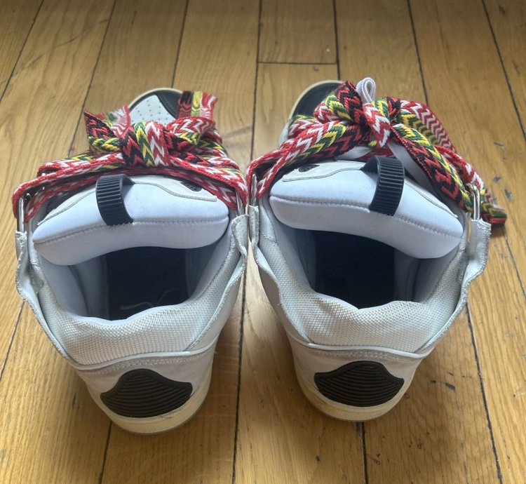 Lanvin Curb Sneaker White Ivory