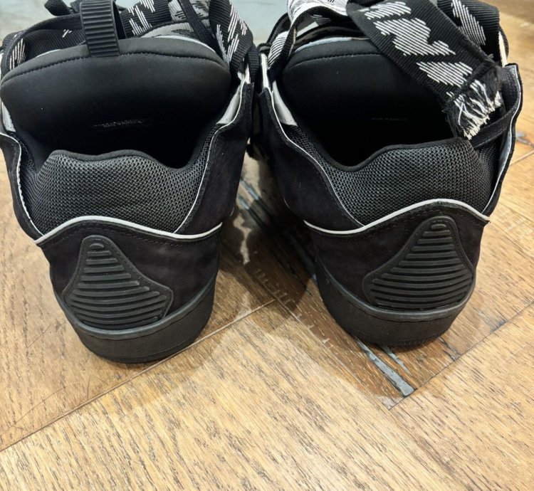 Lanvin Curb Sneakers Black Grey
