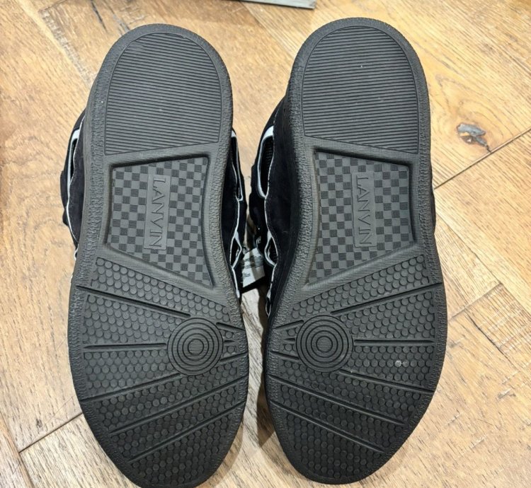 Lanvin Curb Sneakers Black Grey