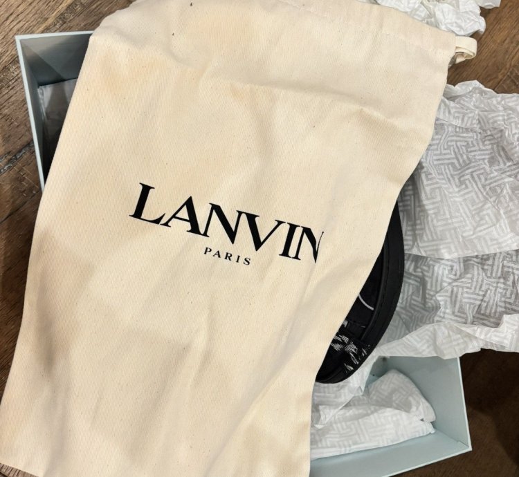 Lanvin Curb Sneakers Black Grey