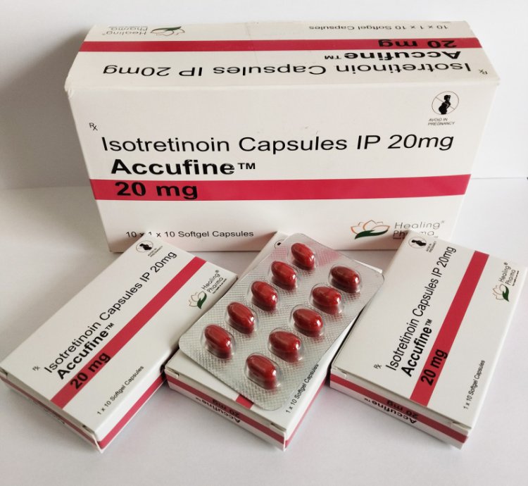 Accufine Isotretinoin 20mg Softgel Capsules Advanced Acne Treatment