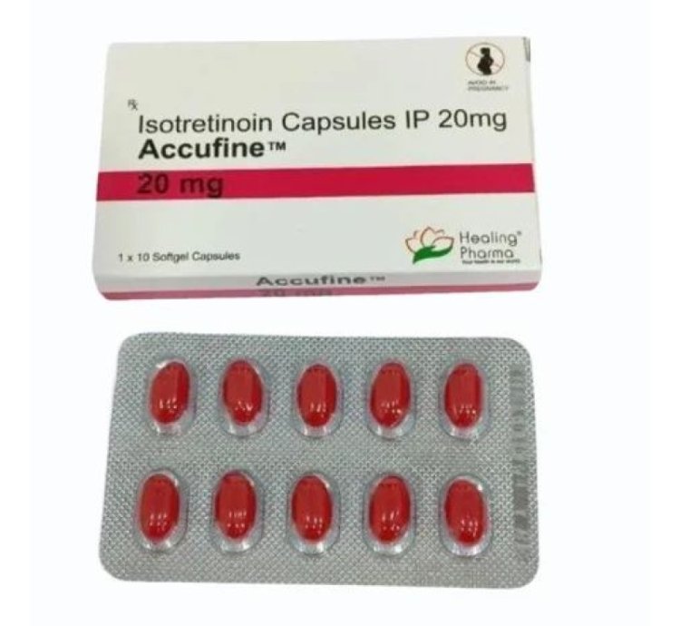 Accufine Isotretinoin 20mg Softgel Capsules Advanced Acne Treatment