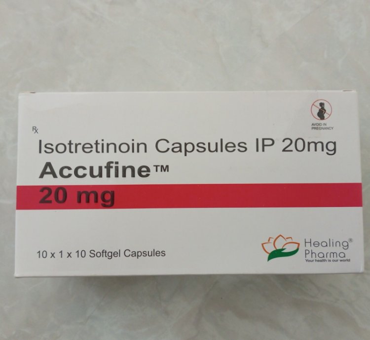 Accufine Isotretinoin 20mg Softgel Capsules Advanced Acne Treatment