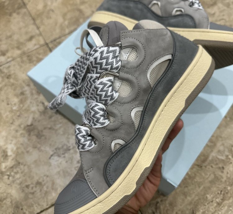 Lanvin Curb Sneakers Grey