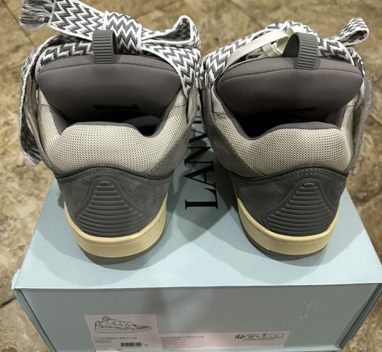 Lanvin Curb Sneakers Grey