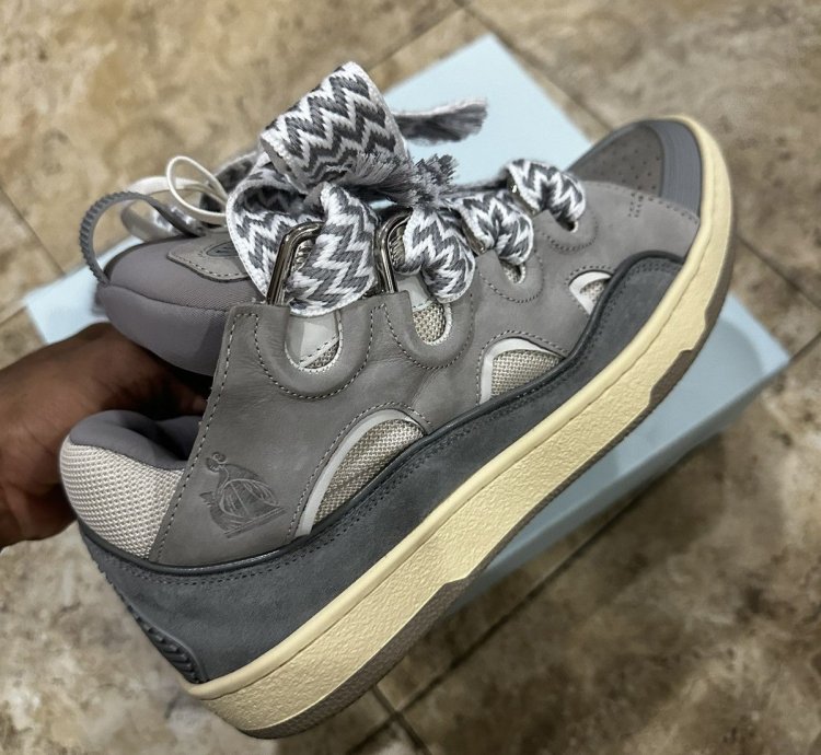 Lanvin Curb Sneakers Grey