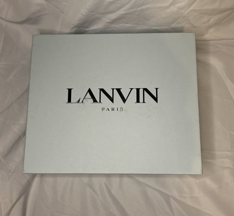 Lanvin Curb Sneakers In Blue