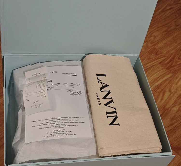 Lanvin Curb Sneakers Red White