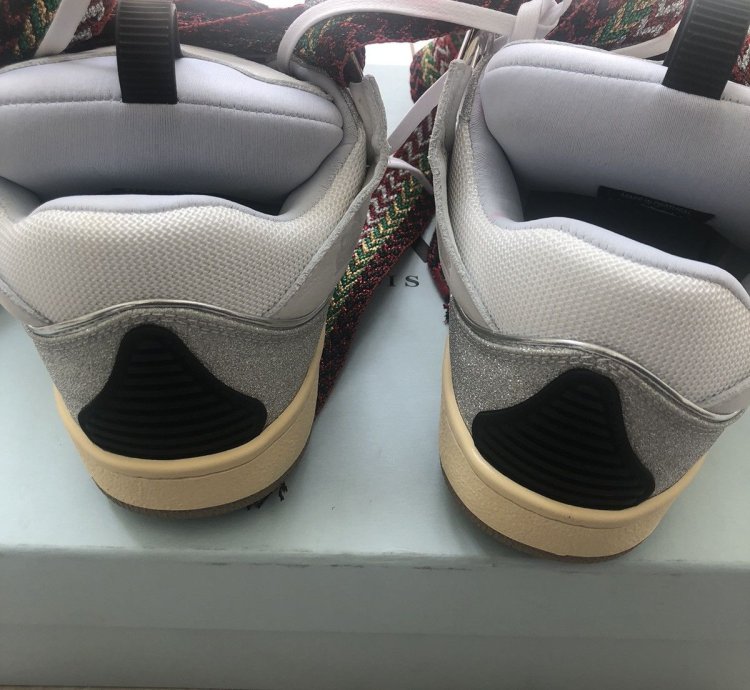 Lanvin Curb Sneakers White Ivory