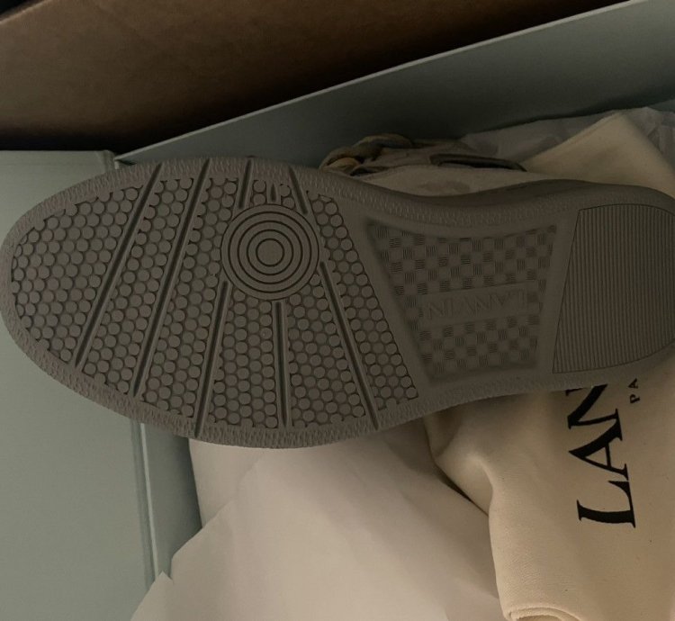 Lanvin Curb Suede Leather
