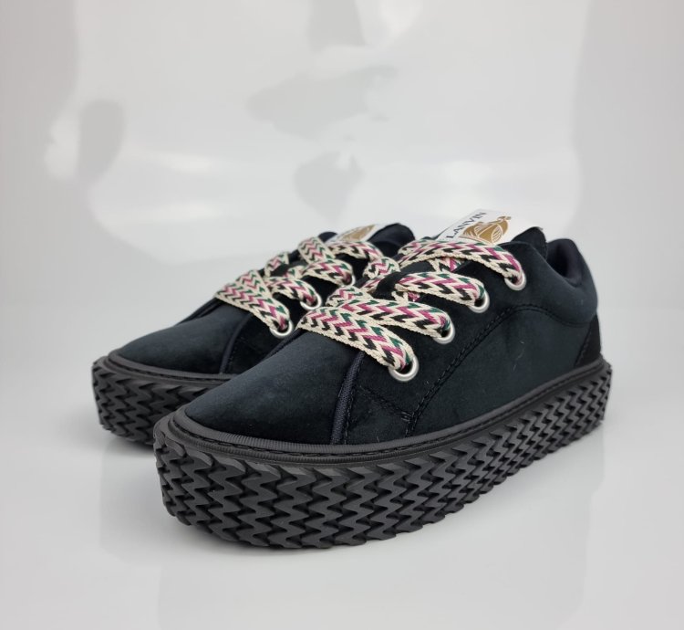 Lanvin Curbies Black Sneakers New 41