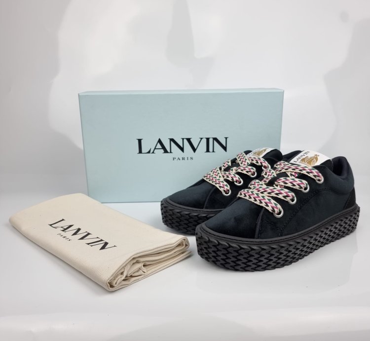 Lanvin Curbies Black Sneakers New 41