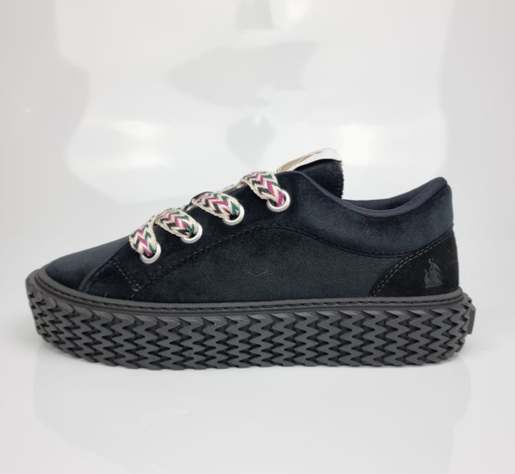 Lanvin Curbies Black Sneakers New 41