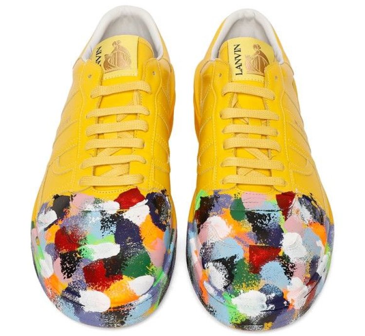 Lanvin Gallery Dept Clay Low Top Sneakers