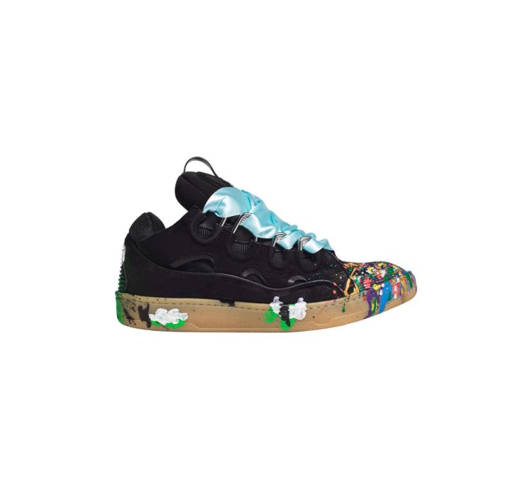 Lanvin Gallery Dept Curb Logo Sneakers