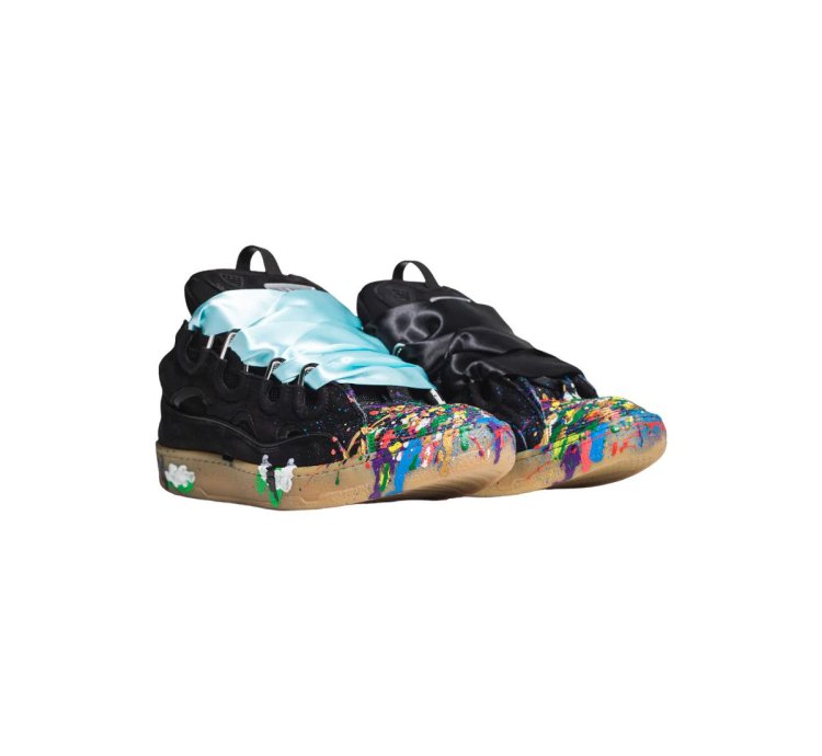 Lanvin Gallery Dept Curb Logo Sneakers