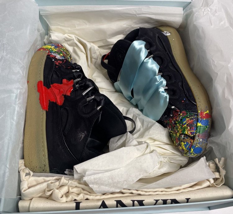 Lanvin Gallery Dept Curb Sneakers