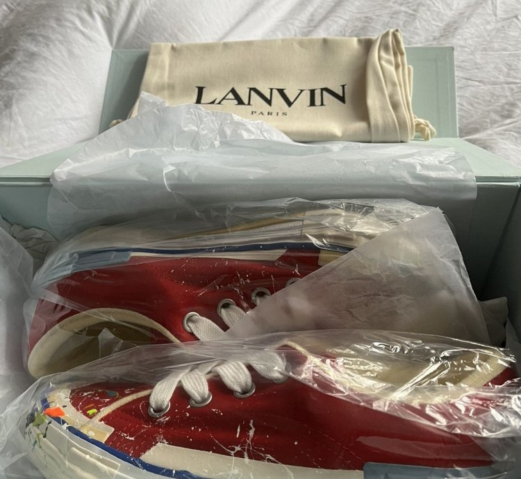 Lanvin Gallery Dept Ii Low Sneakers Sz 41 855
