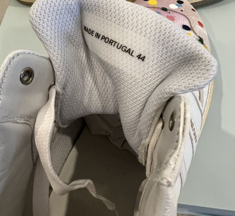 Lanvin Gallery Dept Multicolor Paint High-top Sneakers