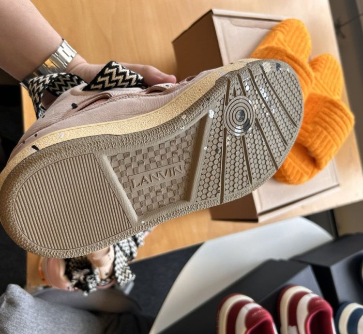 Lanvin Gallery Dept Paint Sneakers