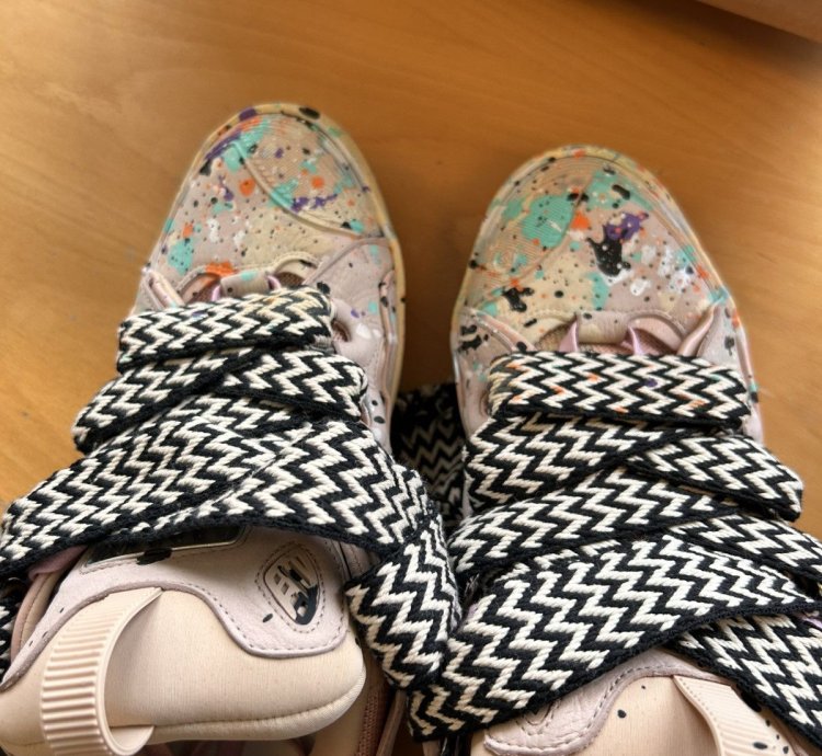 Lanvin Gallery Dept Paint Sneakers