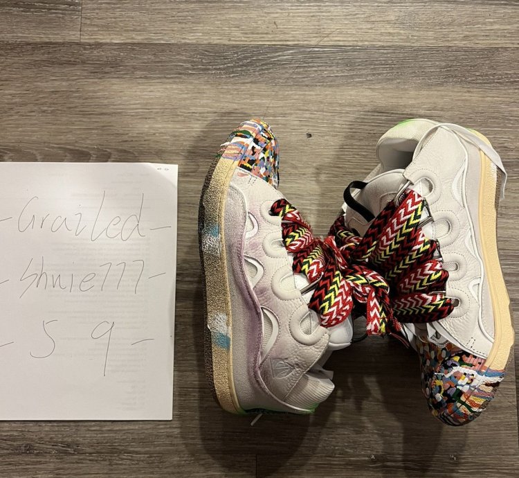 Lanvin Gallery Dept Printed Curb Sneakers