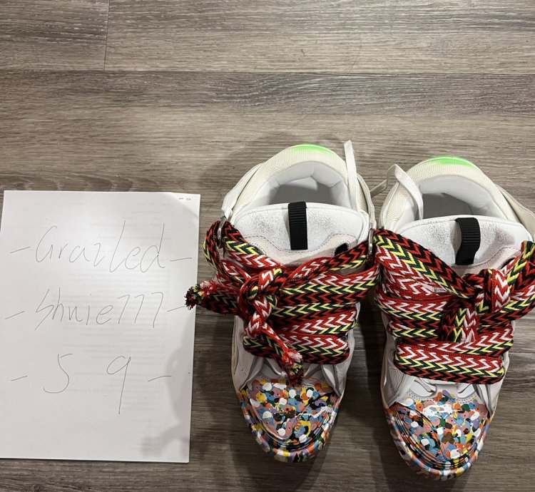 Lanvin Gallery Dept Printed Curb Sneakers
