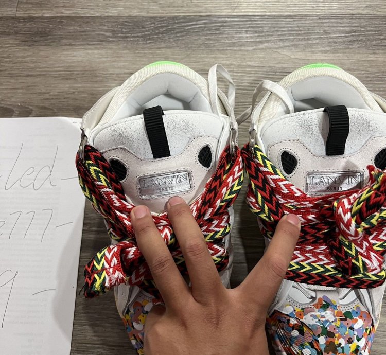 Lanvin Gallery Dept Printed Curb Sneakers