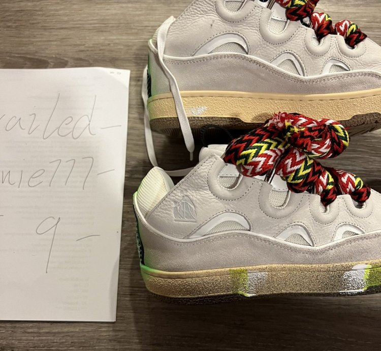 Lanvin Gallery Dept Printed Curb Sneakers