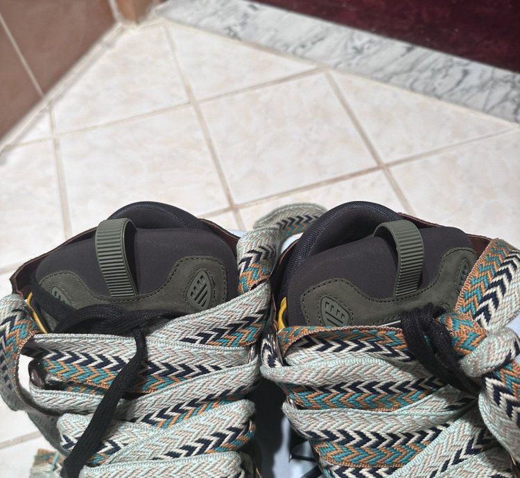 Lanvin Green Curb Sneakers