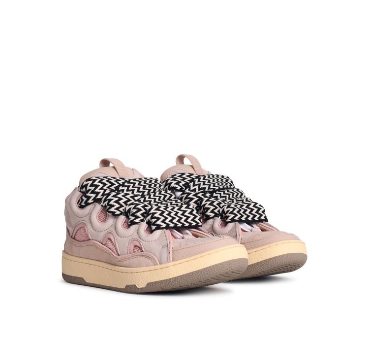 Lanvin Leather Curb Sneaker