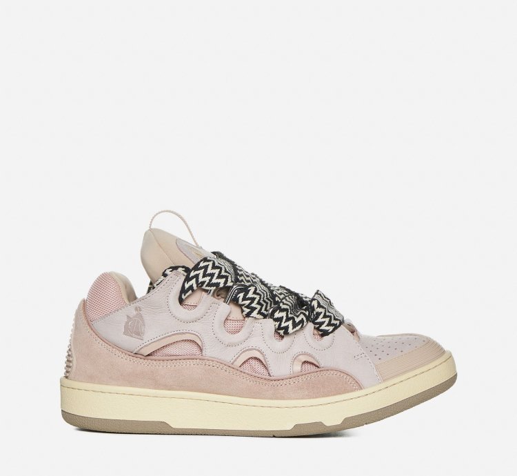 Lanvin Leather Curb Sneaker