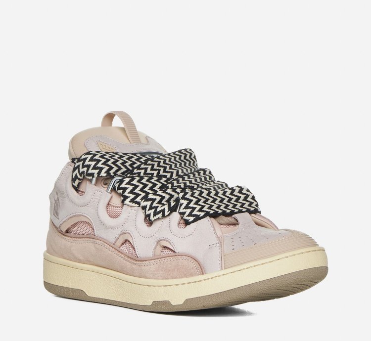 Lanvin Leather Curb Sneaker