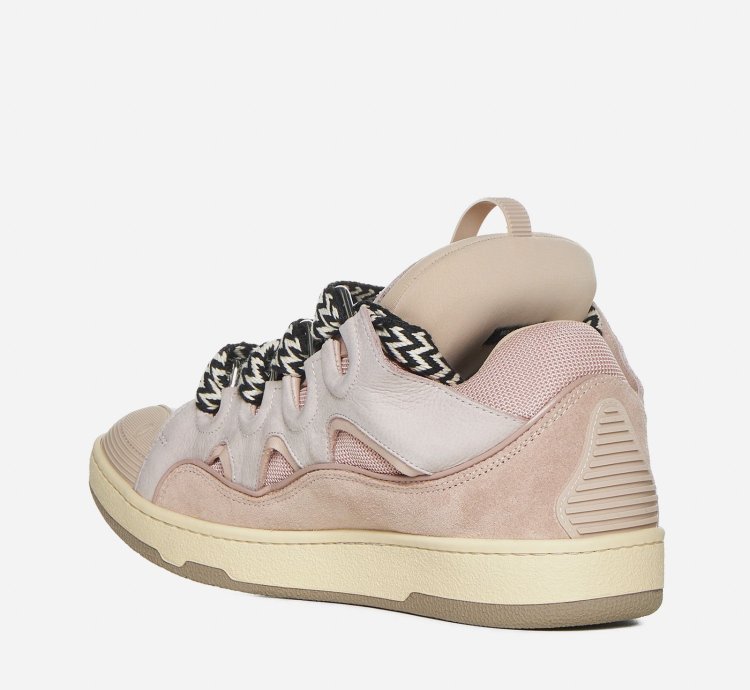 Lanvin Leather Curb Sneaker