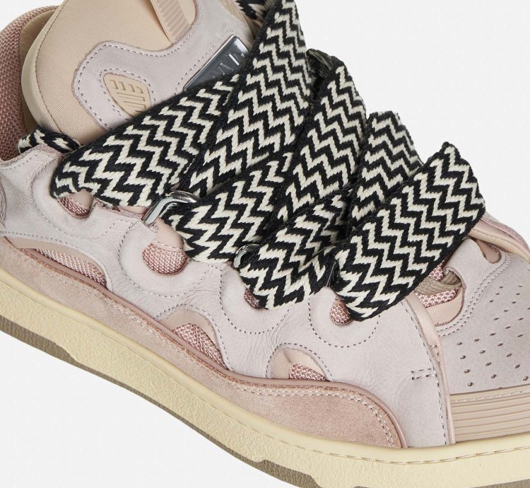 Lanvin Leather Curb Sneaker