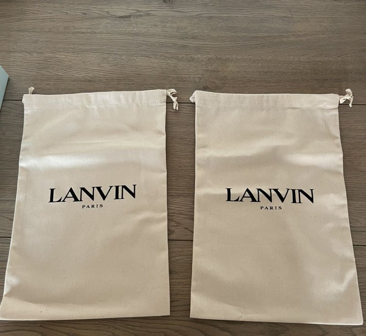 Lanvin Leather Curb Sneakers