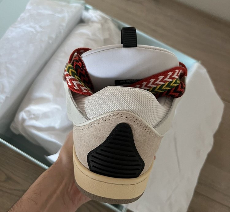Lanvin Leather Curb Sneakers