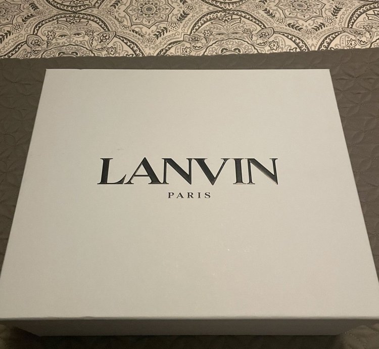 Lanvin Leather Curb White Ivory