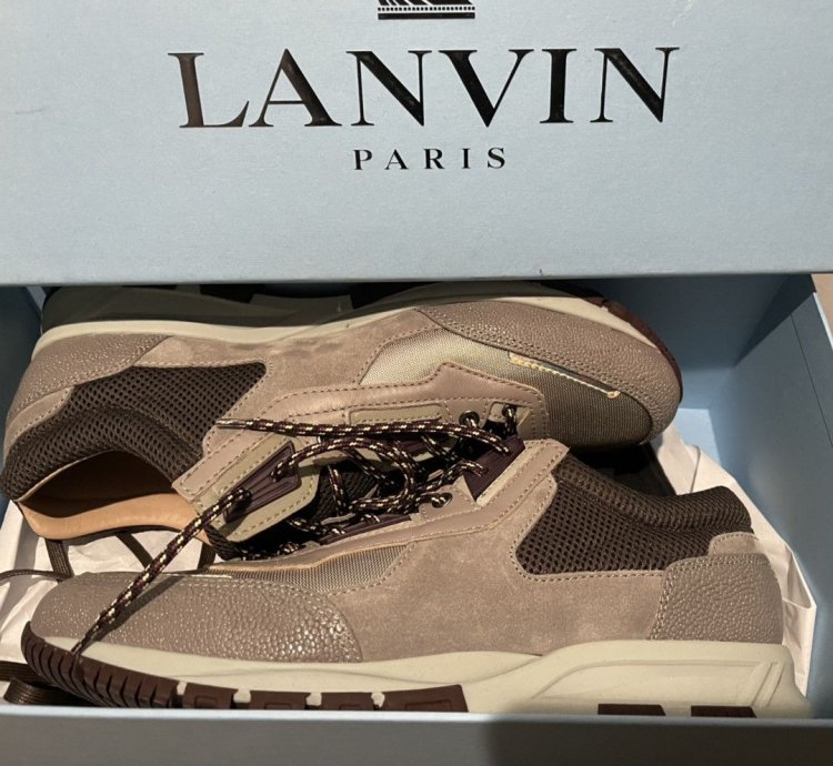 Lanvin Light Beige Running Sneaker
