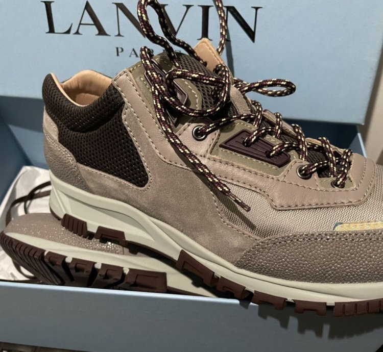 Lanvin Light Beige Running Sneaker