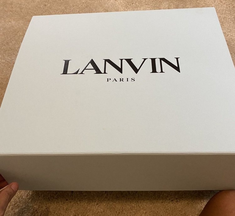 Lanvin Rose Pale Skate Sneakers