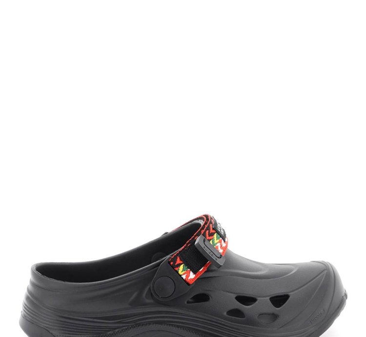 Lanvin Rubber Clogs With Multicolored Strap