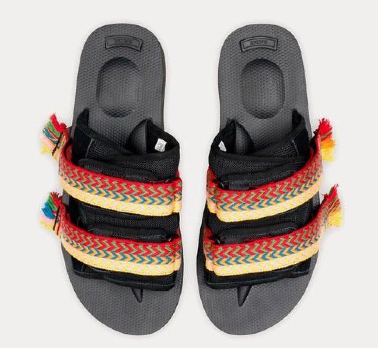 Lanvin Suicoke Black Nubuck Sandals