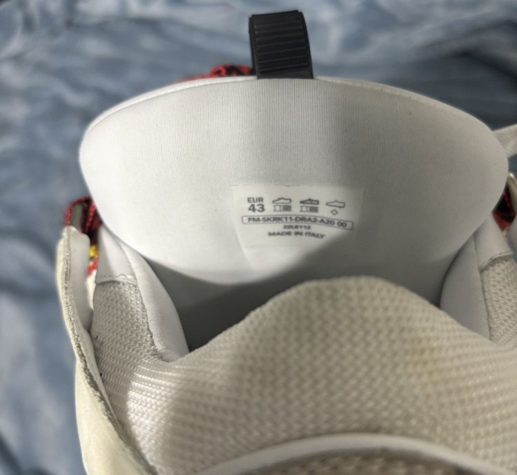 Lanvin Whte Curb Sneakers