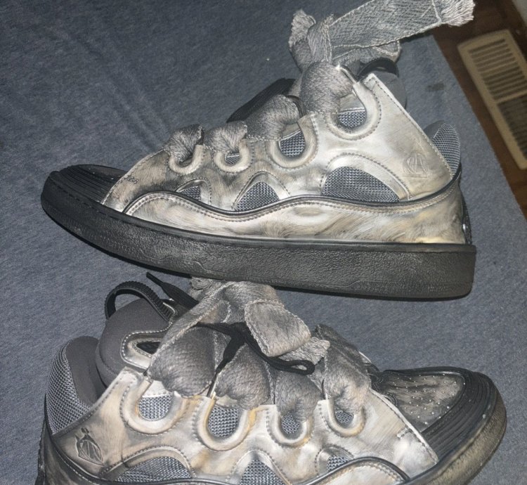 Lanvins Grey And Black