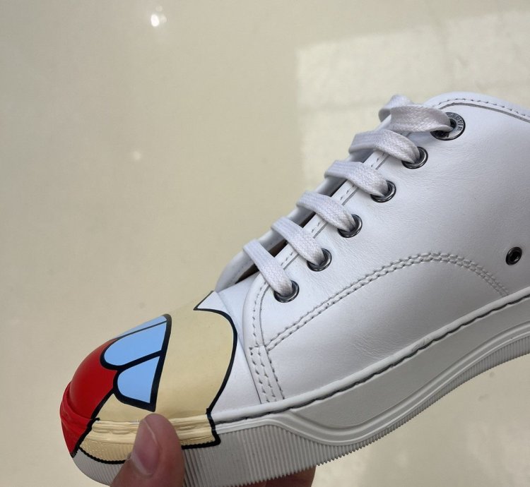 Mouth Tongue Sneakers In White